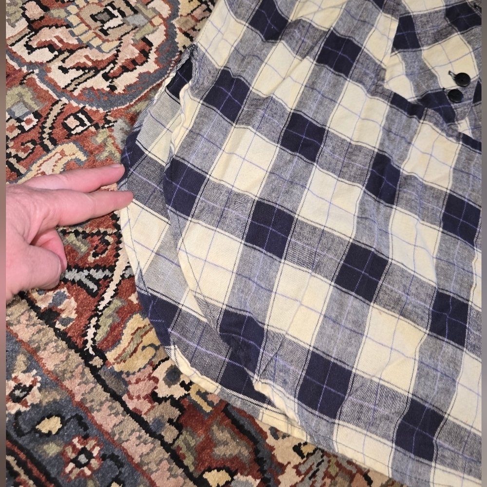 Hang Ten 100% cotton plaid Shirt. Women's medium - Picture 2 of 7